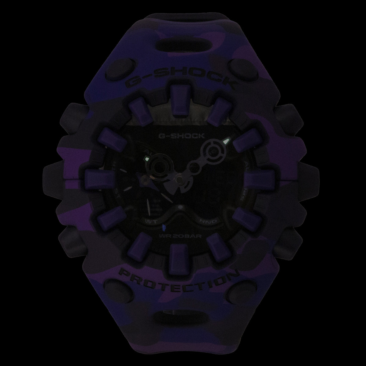 Casio G-Shock Analog Digital Resin Strap Black Dial Quartz GA-V01CMG-6A 200M Men's Watch