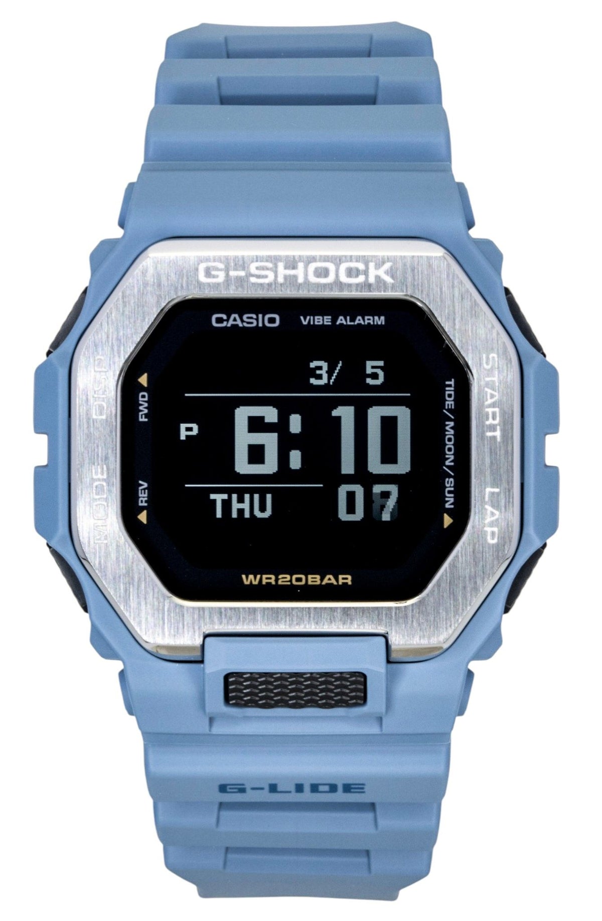 Casio G-Shock G-Lide Digital Smartphone Link Bio-Based Resin Quartz GBX-100-2A 200M Men's Watch
