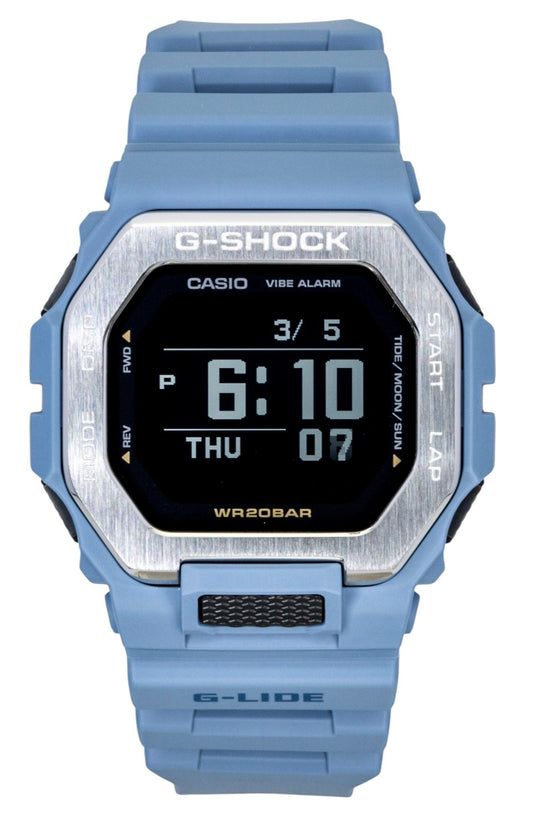 Casio G-Shock G-Lide Digital Smartphone Link Bio-Based Resin Quartz GBX-100-2A 200M Men's Watch