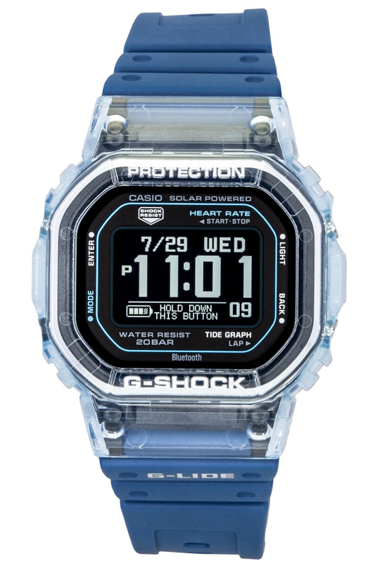 Casio G-Shock G-Lide Smartphone Link Digital Bio-Based Resin Strap Solar GBX-H5600-2 200M Men's Watch