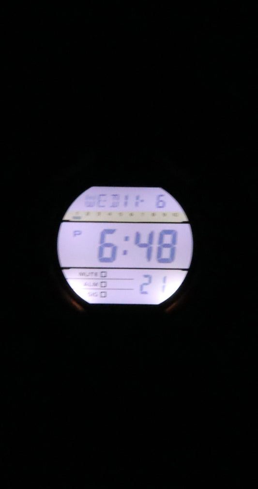 Casio G-Shock Digital Bio-Based Green Resin Strap Black Dial Quartz GD-010-3 200M Men's Watch