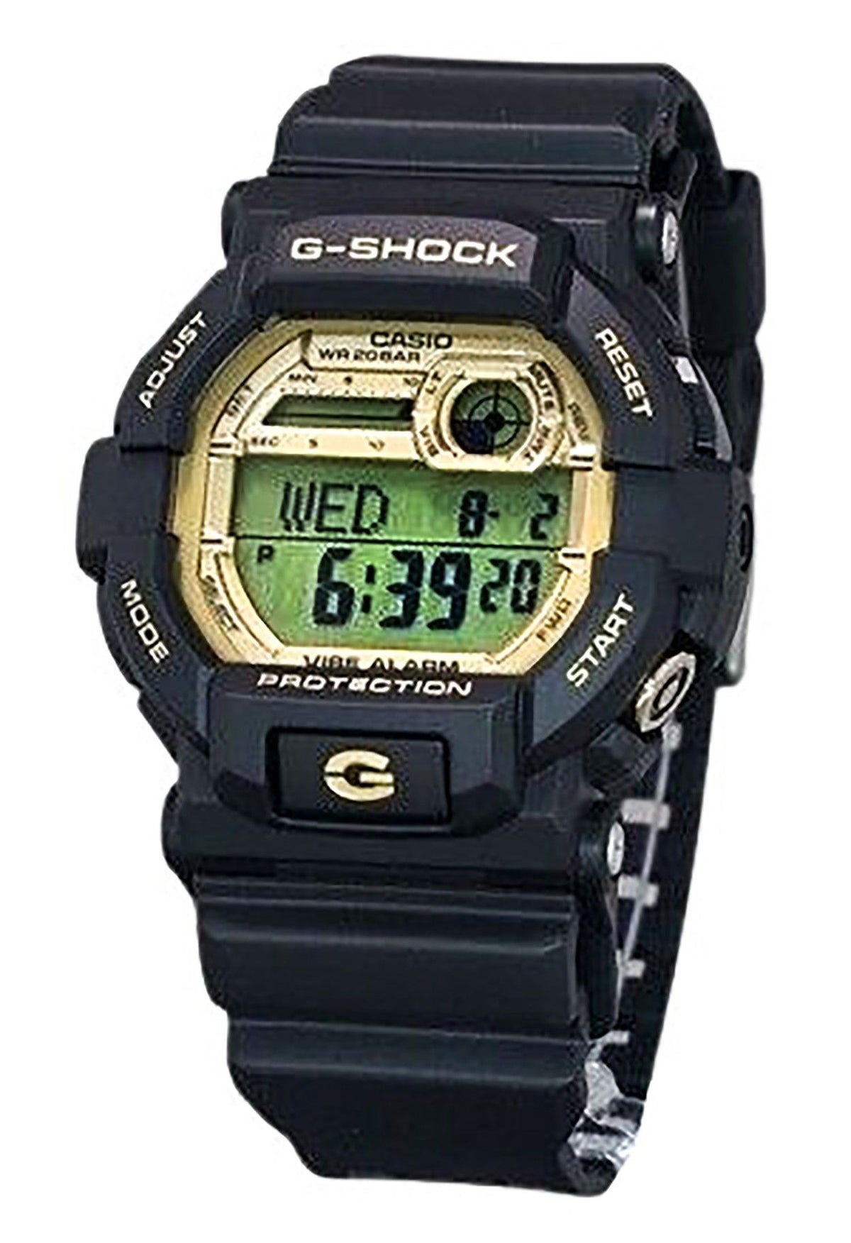 Refurbished Casio G-Shock 10th Anniversary Digital Resin Strap Gold Dial Quartz GD-350GB-1 200M Men's Watch