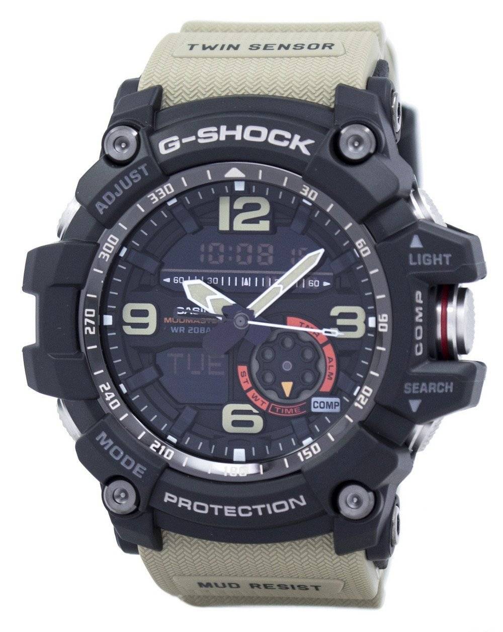 Casio G-Shock Mudmaster Analog Digital Twin Sensor GG-1000-1A5 GG1000-1A5 Men's Watch
