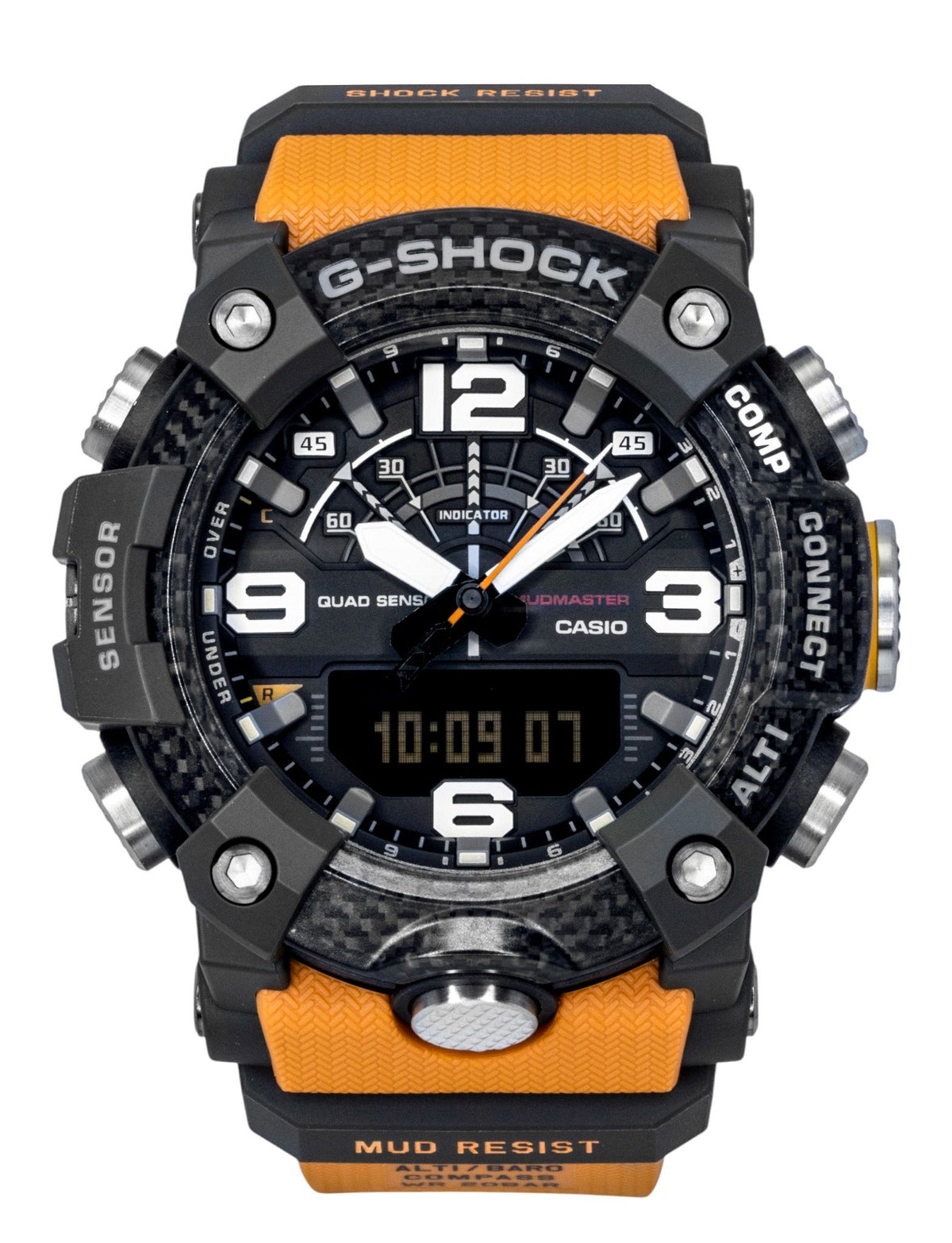 Casio G-Shock Master of G-Land Mudmaster Analog Digital Smartphone Link Black Dial Quartz GG-B100X-1A9 200M Men's Watch