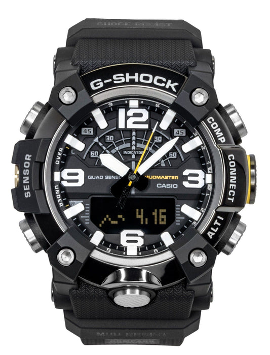 Casio G-Shock Master of G-Land Mudmaster Analog Digital Smartphone Link Black Dial Quartz GG-B100XMB-1A 200M Men's Watch