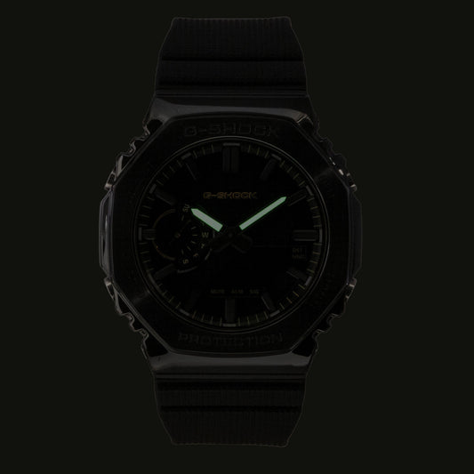 Casio G-Shock Analog Digital Bio-Based Resin Strap Black Dial Quartz GM-2100LXB-1A9 200M Men's Watch