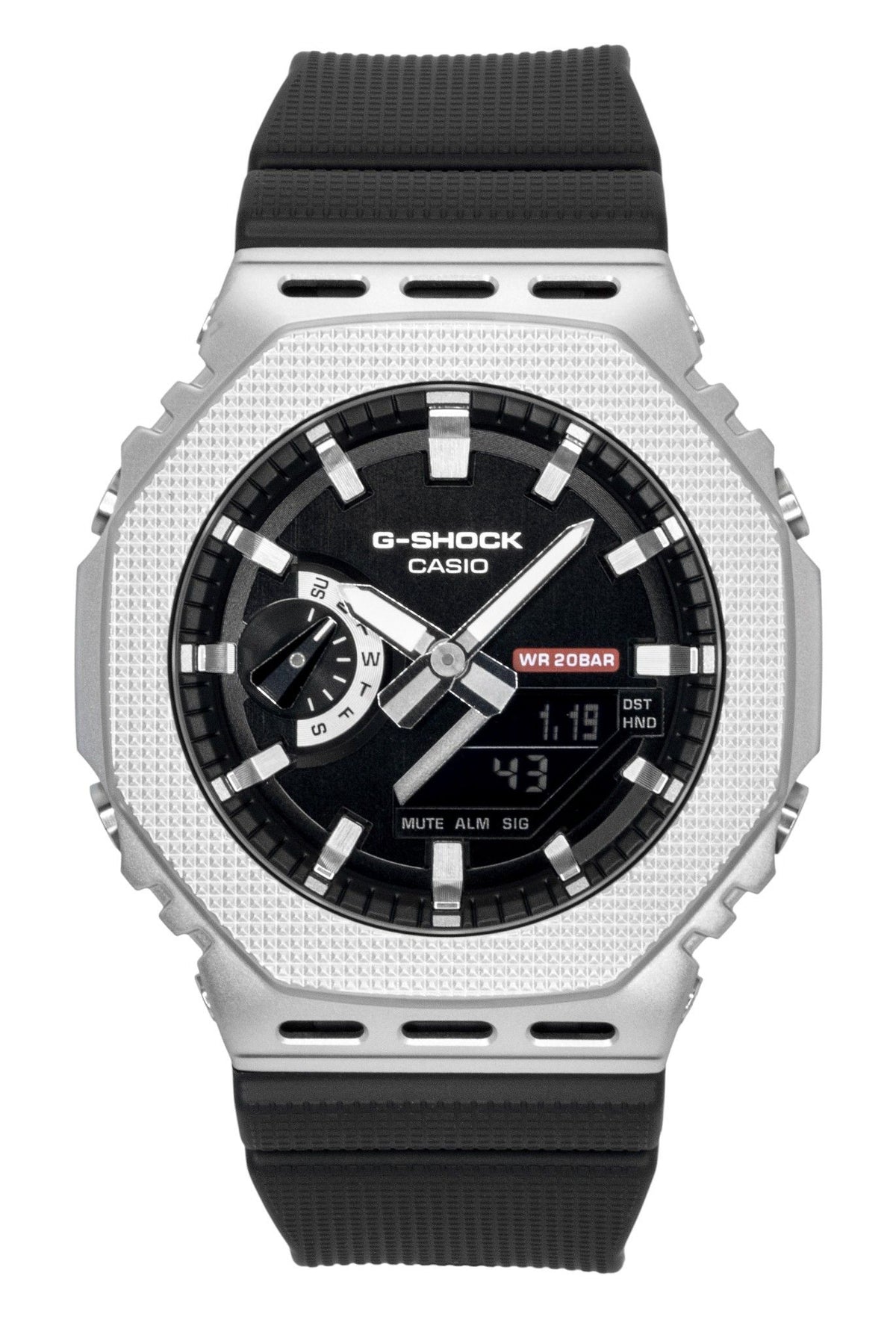 Casio G-Shock G-Steel Analog Digital Bio-Based Resin Strap Black Dial Quartz GM-2100M-1A 200M Men's Watch