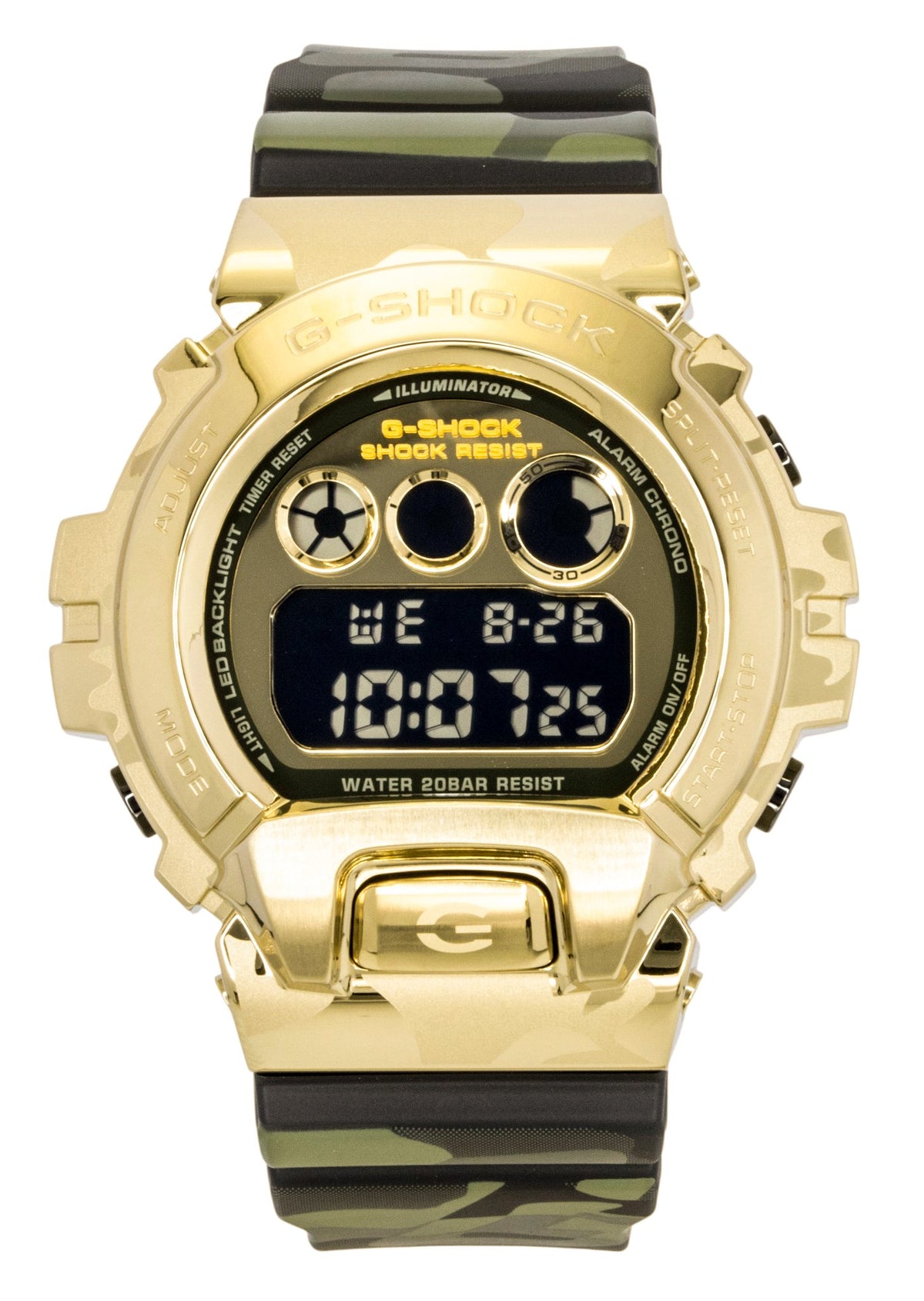 Casio G-Shock Digital Resin Strap Quartz GM-6900CMG-3 200M Men's Watch