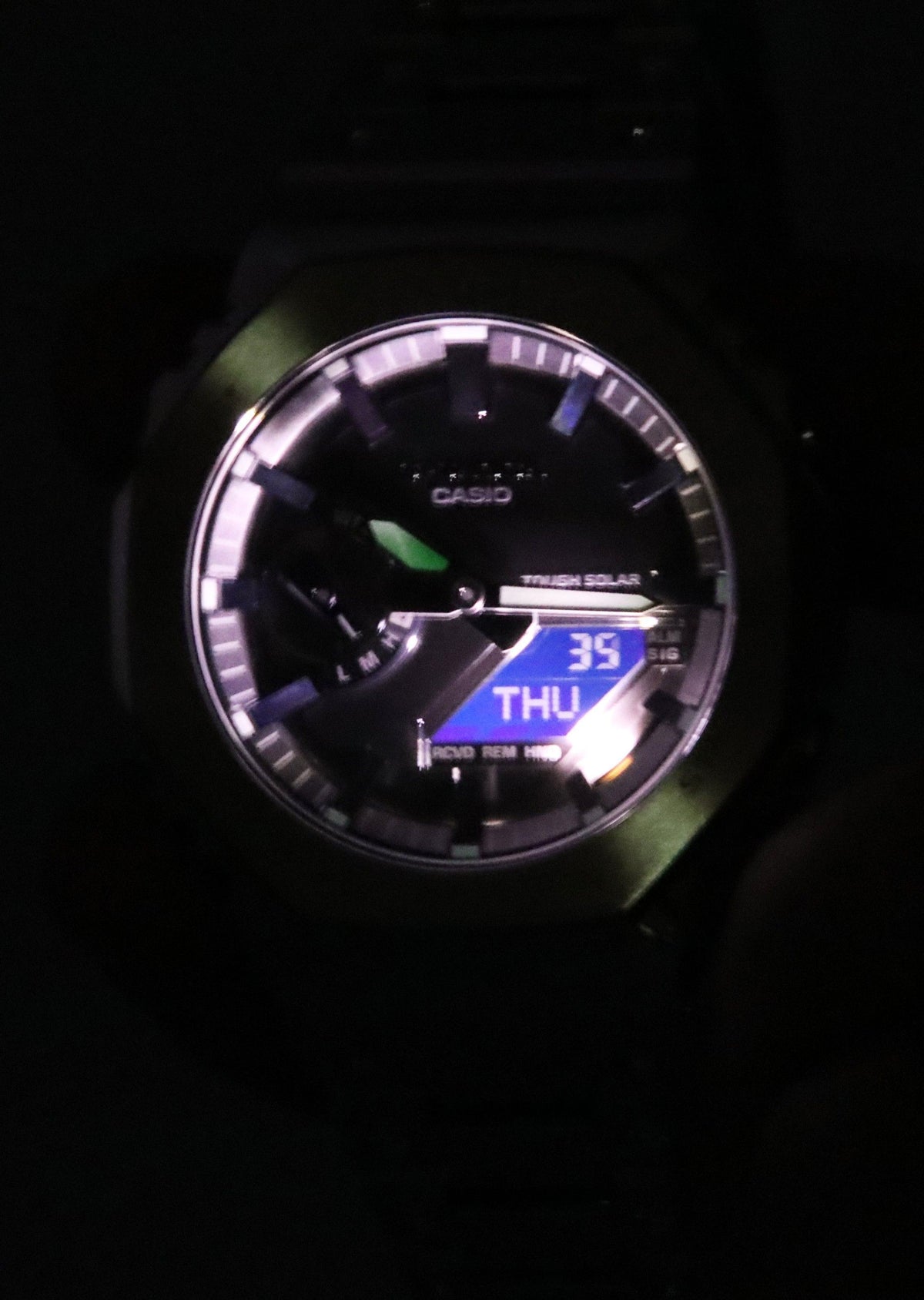 Casio G-Shock Analog Digital Full Metal Black Dial Solar GM-B2100D-1A 200M Men's Watch