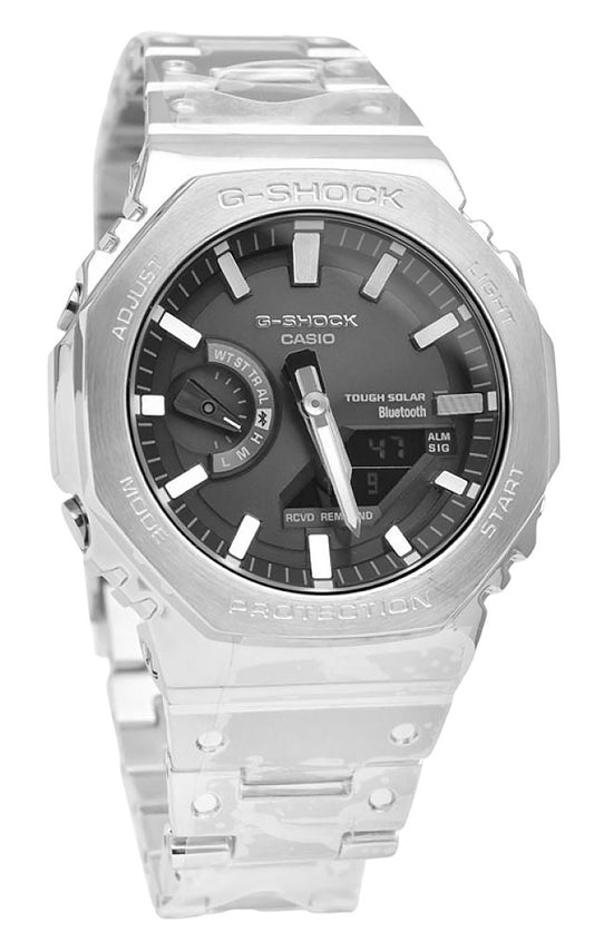 Casio G-Shock Full Metal Analog Digital Smartphone Link Grey Dial Tough Solar GM-B2100SD-1A 200M Men's Watch