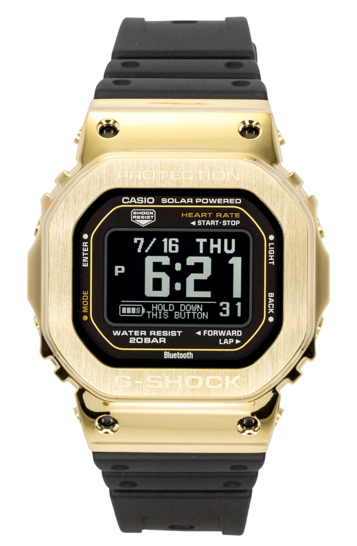 Casio G-Shock Smartphone Link Digital Resin Strap Solar GM-H5600-9 200M Men's Watch