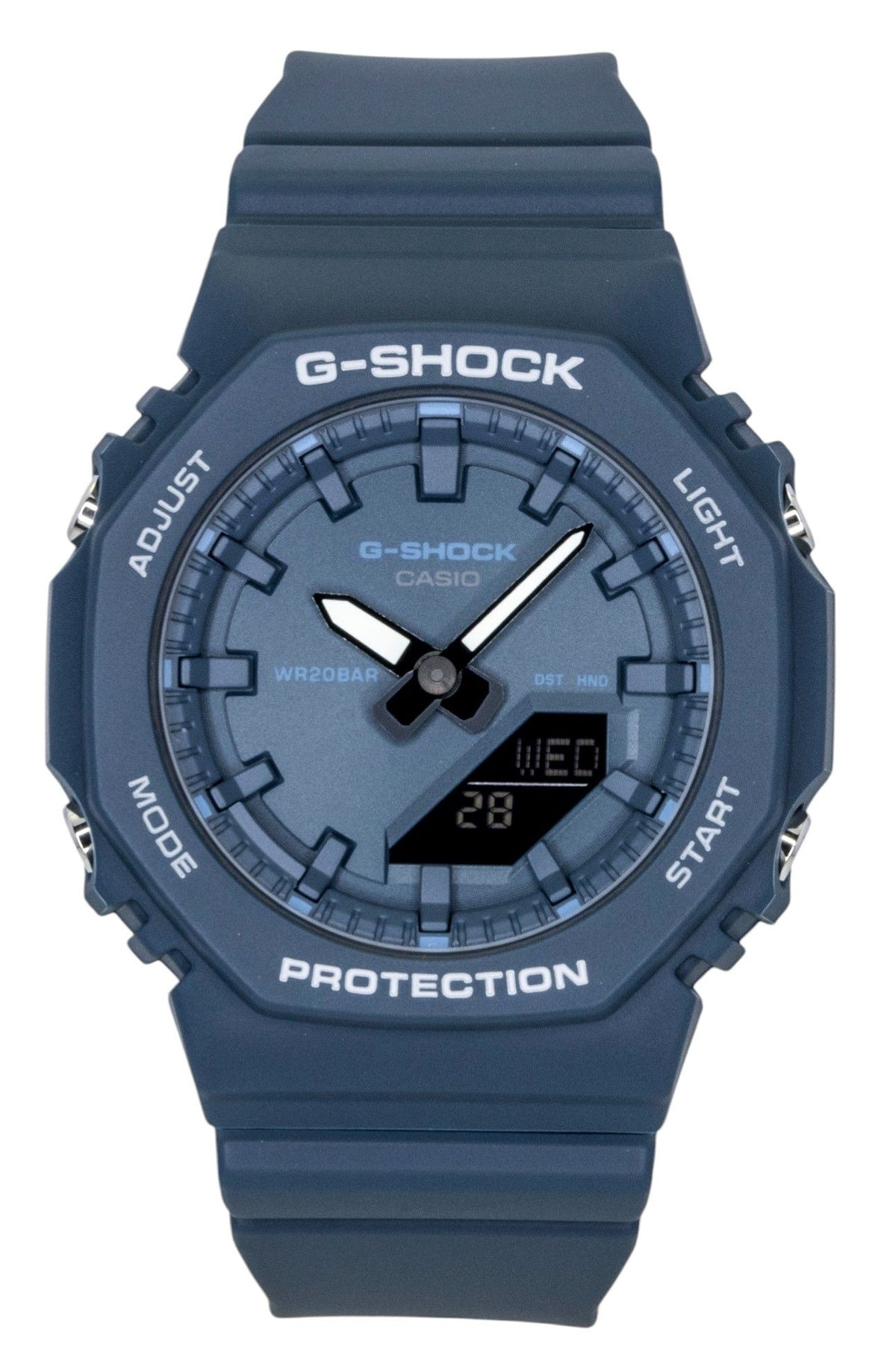 Casio G-Shock Analog Digital Bio-Based Resin Strap Blue Dial Quartz GMA-P2100BA-2A 200M Women's Watch
