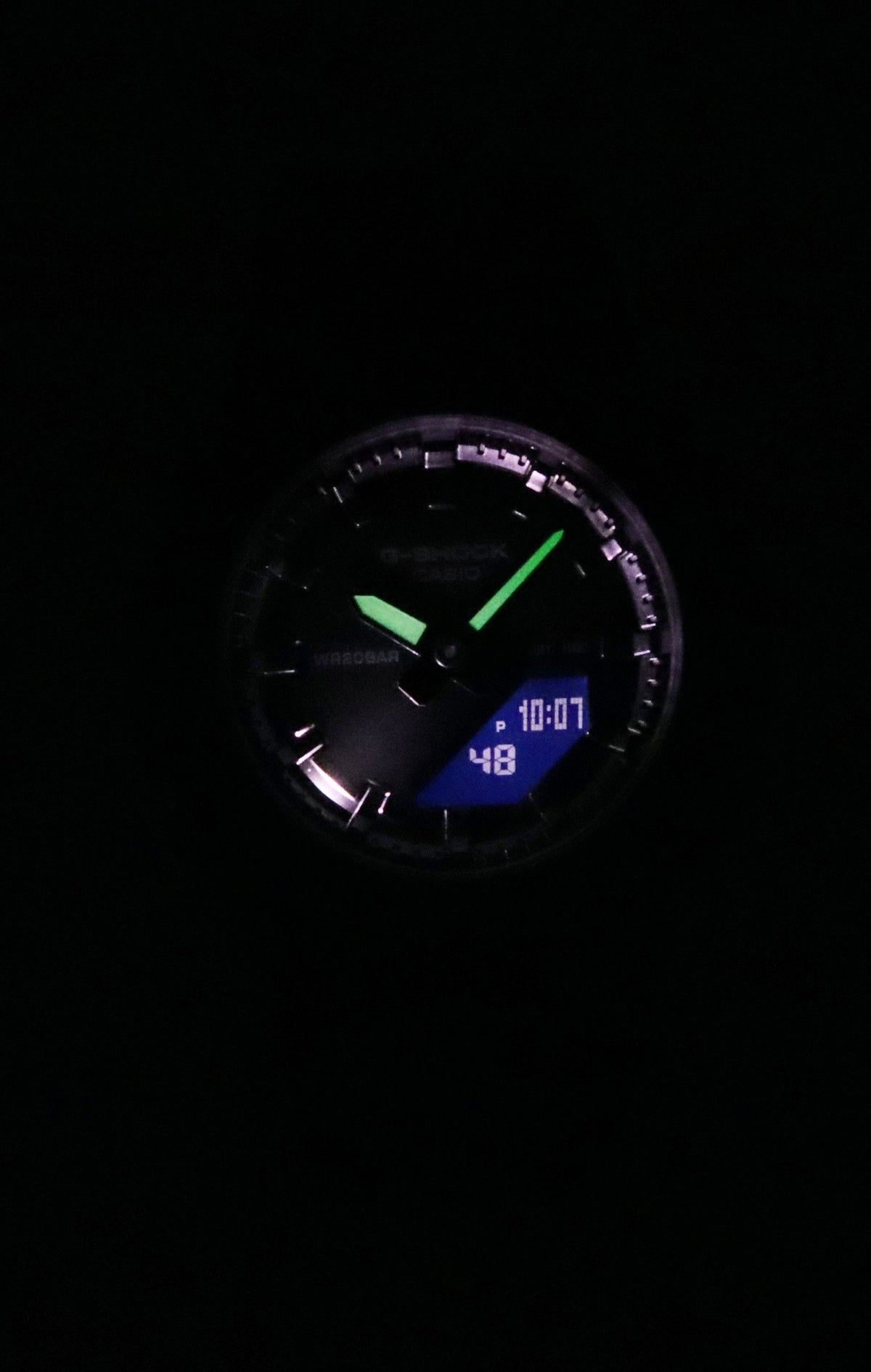 Casio G-Shock Analog Digital Bio-Based Resin Black Dial Quartz GMA-P2100BB-1A 200M Women's Watch