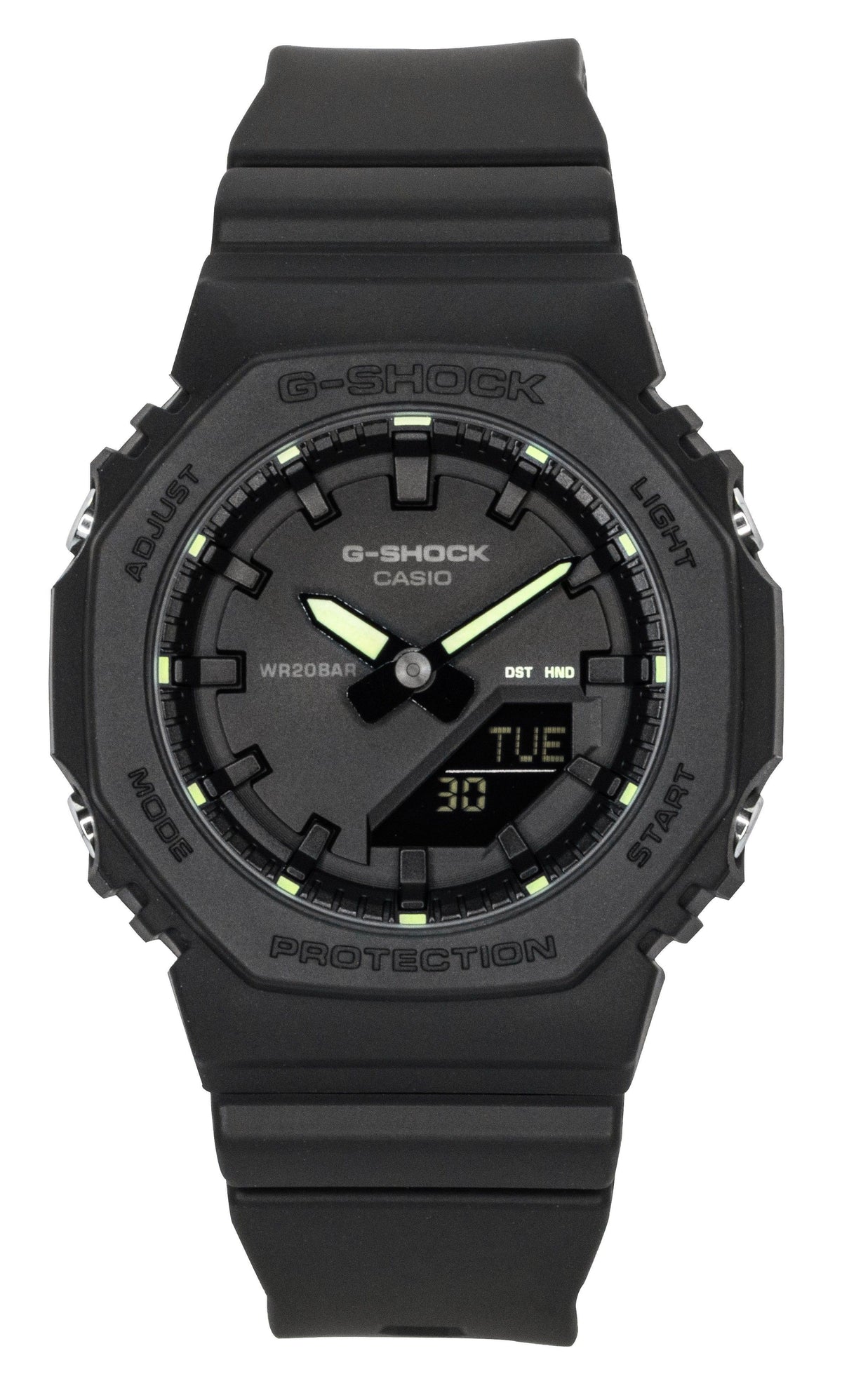Casio G-Shock Analog Digital Bio-Based Resin Black Dial Quartz GMA-P2100SA-1A2 200M Women's Watch