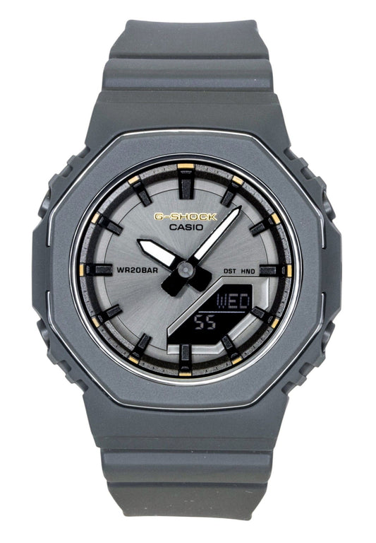 Casio G-Shock Analog Digital Bio-Based Resin Strap Grey Dial Quartz GMA-P2126W-8A 200M Women's Watch