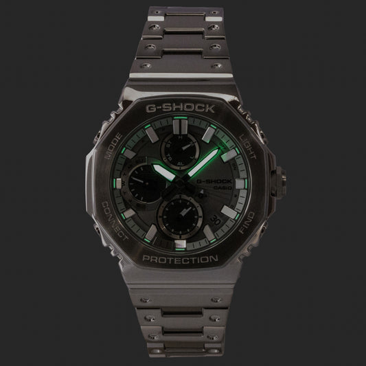 Casio G-Shock Analog Smartphone Link Silver Dial Stainless Steel Quartz GMC-B2100ADS-1A 200M Men's Watch