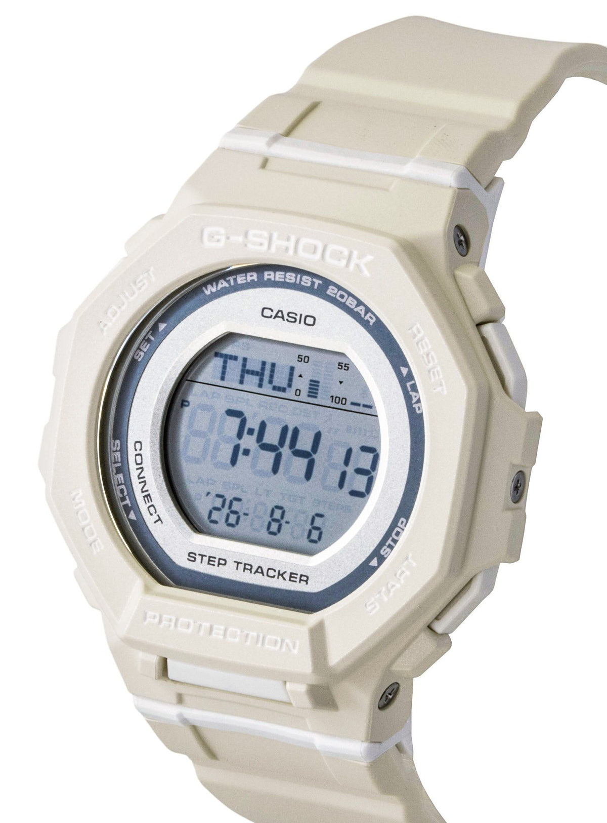 Casio G-Shock Smartphone Link Digital Bio-Based Resin Strap Quartz GMD-B300-7 200M Women's Watch