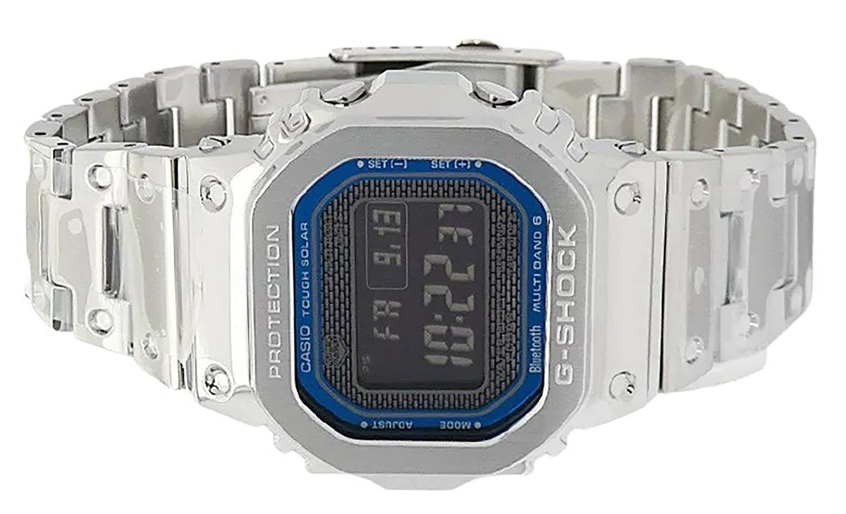 Casio G-Shock Full Metal Digital Smartphone Link Stainless Steel Tough Solar GMW-B5000D-2 200M Men's Watch