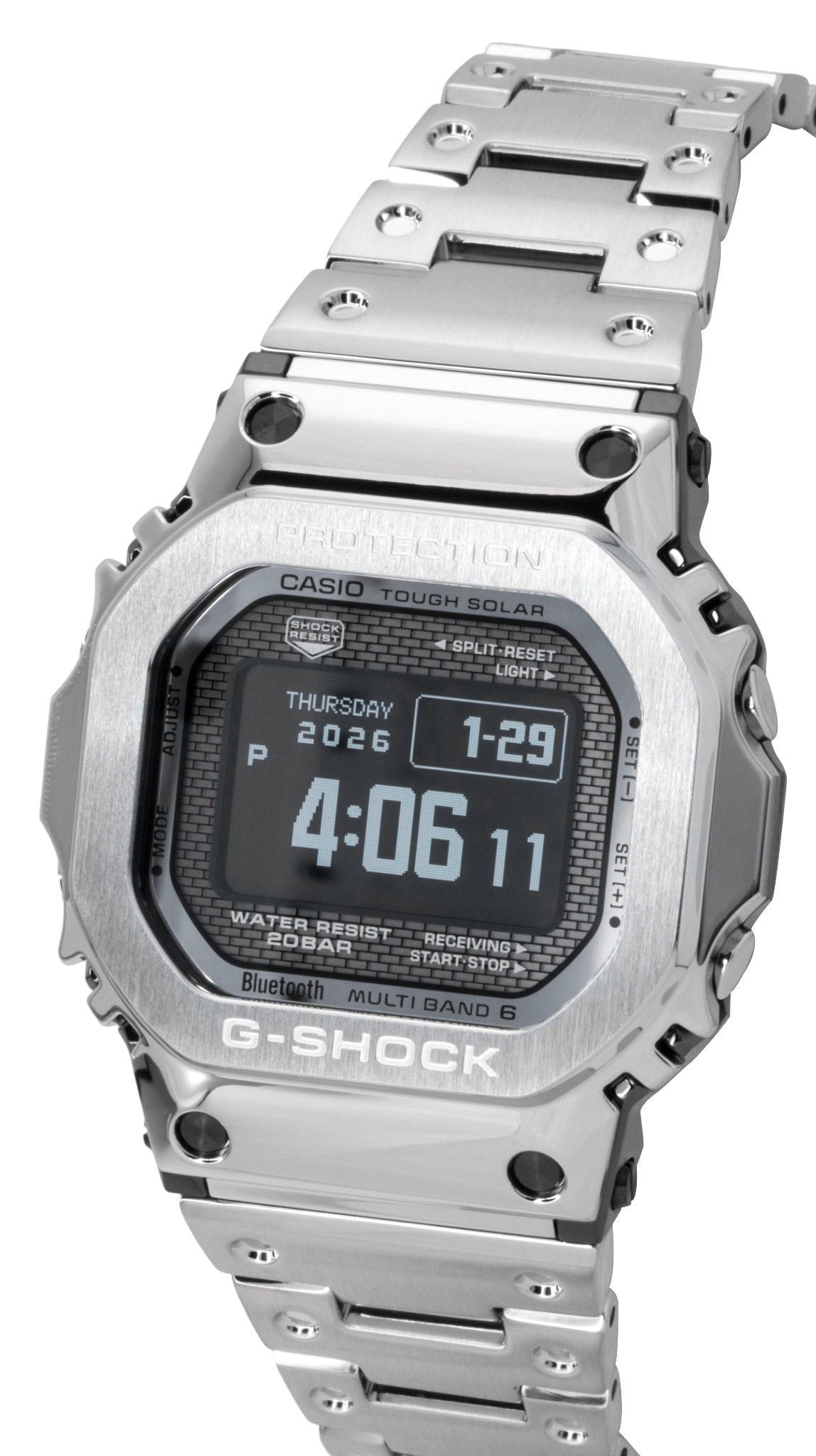Casio G-Shock Digital Full Metal Smartphone Link Solar GMW-BZ5000D-1 200M Men's Watch