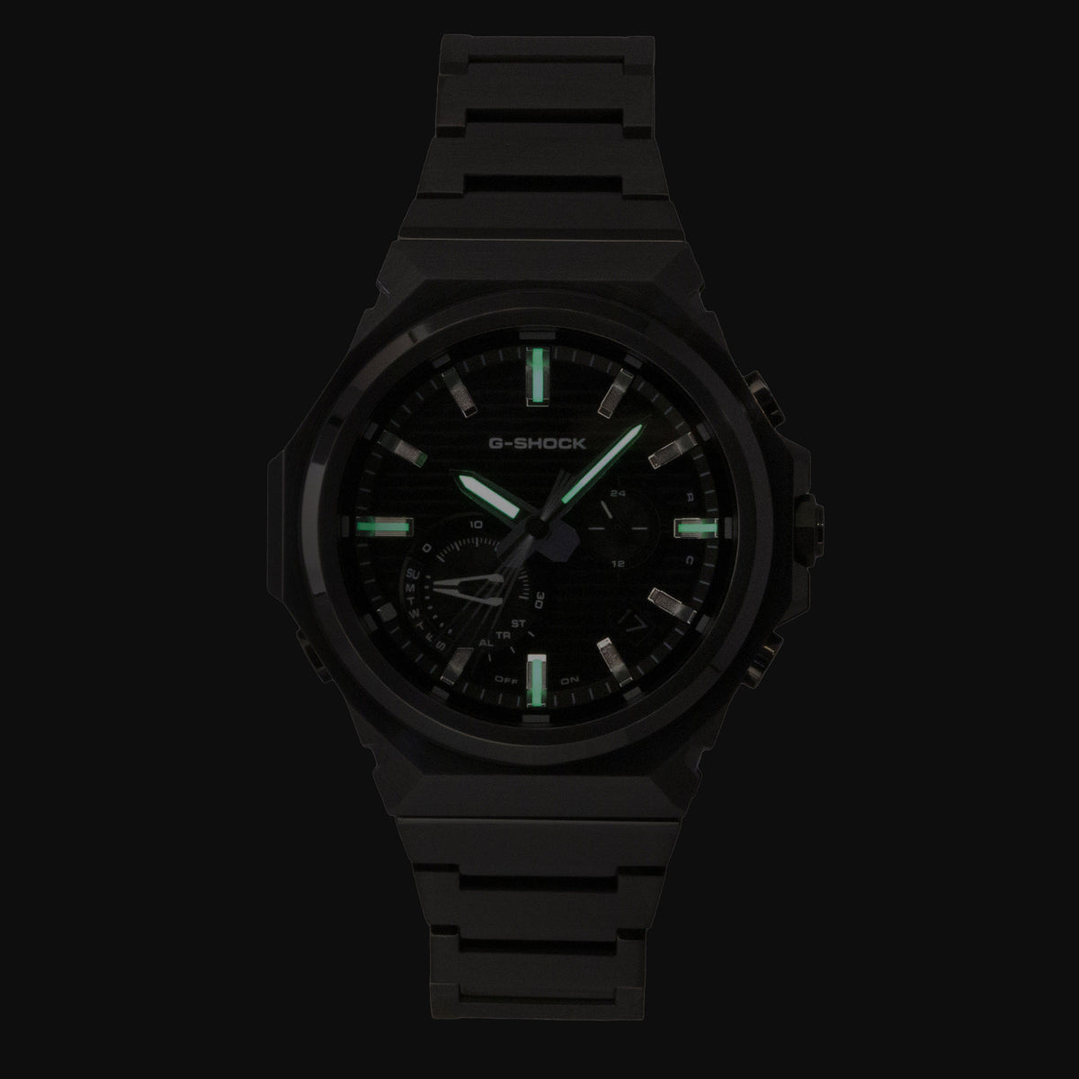Casio G-Shock Smartphone Link Analog Stainless Steel Black Dial Solar GST-B1000BD-1A 200M Men's Watch