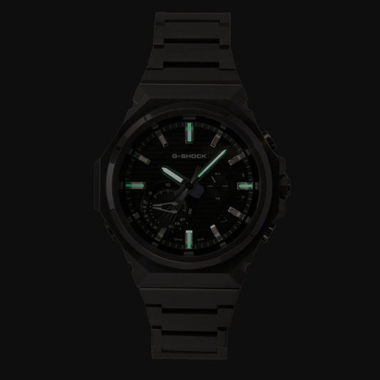 Casio G-Shock Smartphone Link Analog Stainless Steel Black Dial Solar GST-B1000BD-1A 200M Men's Watch