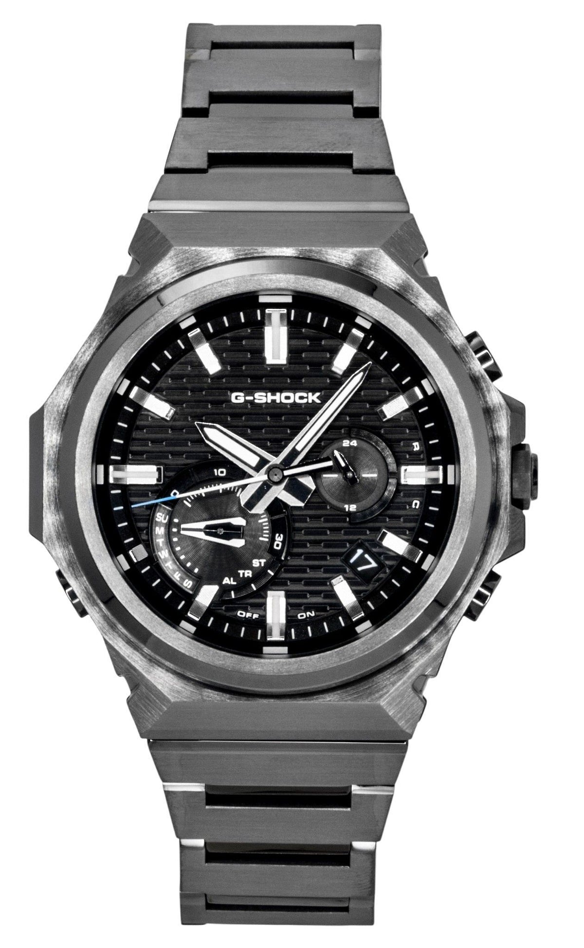 Casio G-Shock Smartphone Link Analog Stainless Steel Black Dial Solar GST-B1000BD-1A 200M Men's Watch