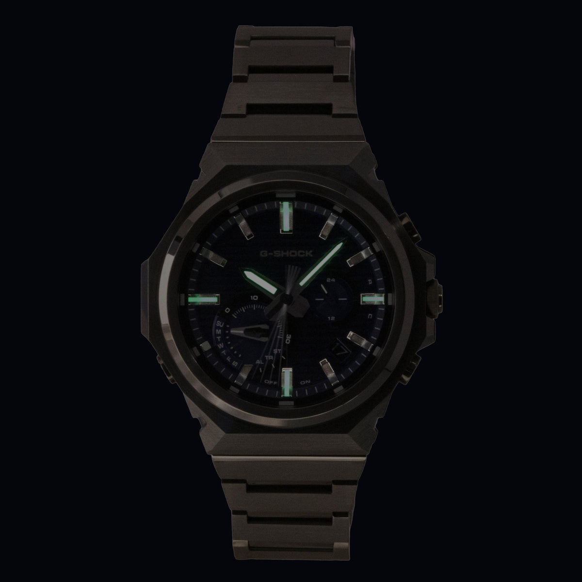 Casio G-Shock Smartphone Link Analog Stainless Steel Blue Dial Solar GST-B1000BD-2A 200M Men's Watch