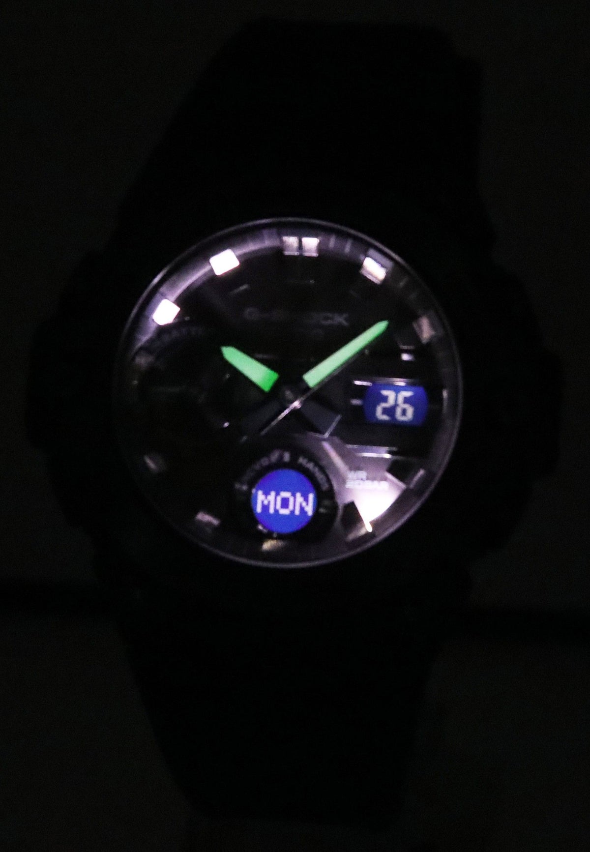 Casio G-Shock G-Steel Black Mobile Link Analog Digital Tough Solar GST-B400BB-1A 200M Men's Watch