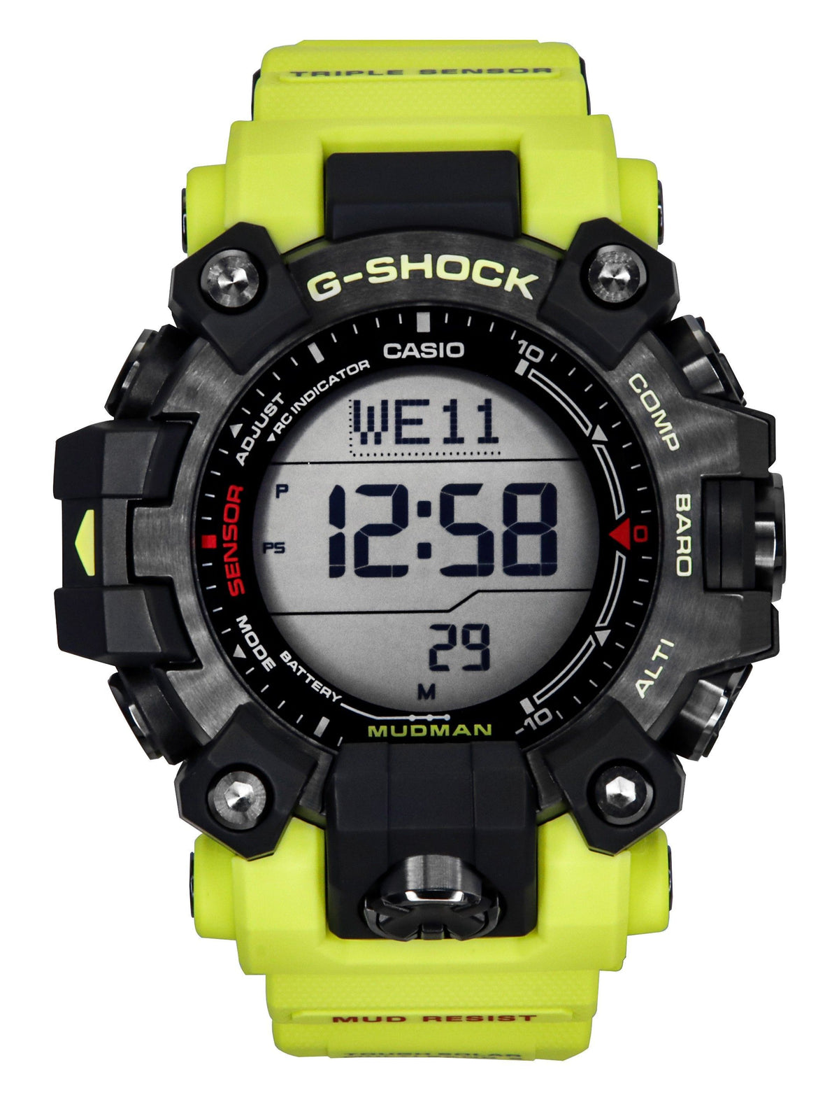 Casio G-Shock Master Of G-Land Mudman Digital Bio-Based Resin Solar GW-9500MRY-1A9 200M Men's Watch