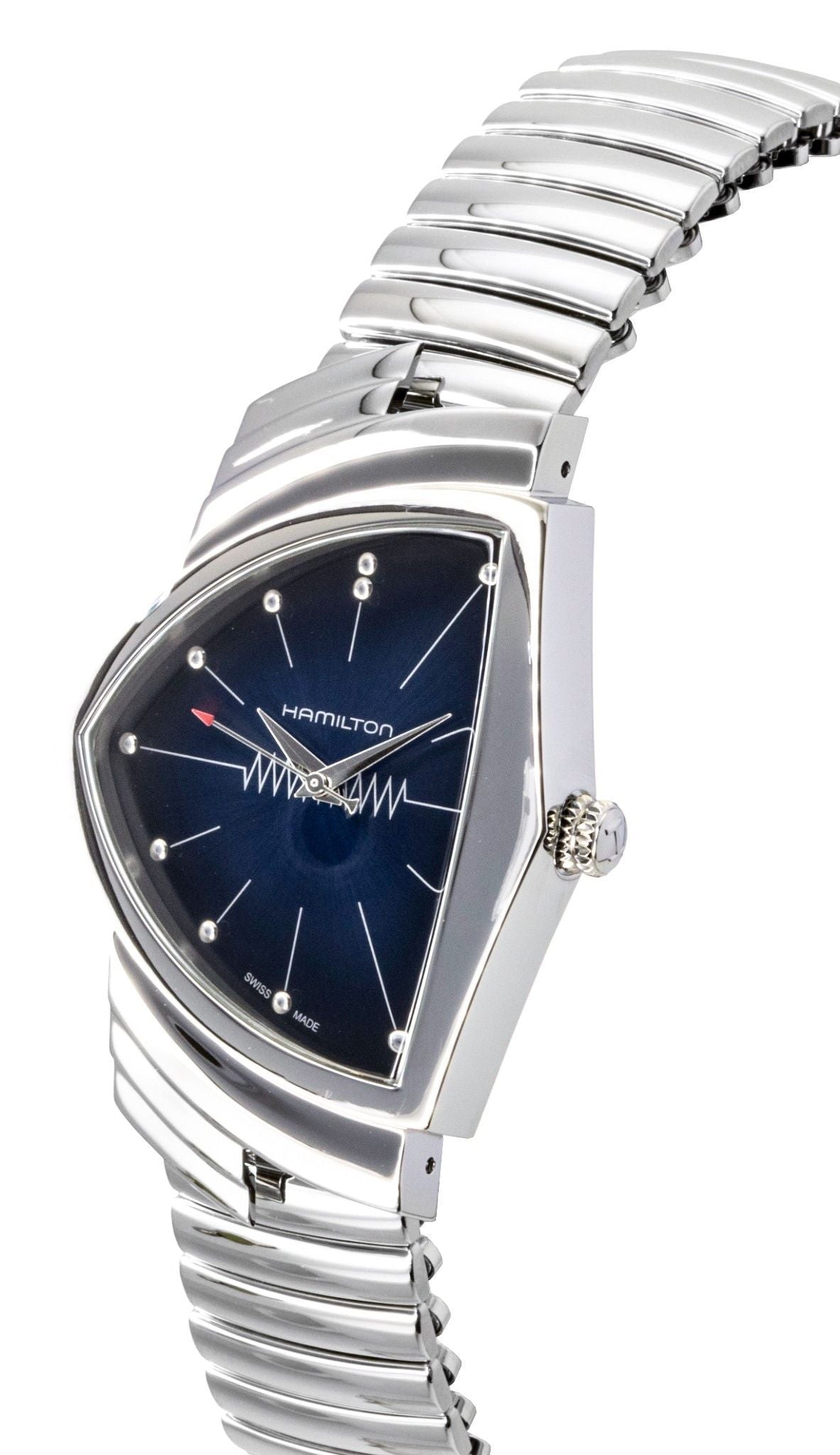 Hamilton Ventura Stainless Steel Blue Dial Quartz H24411142 Men's Watch