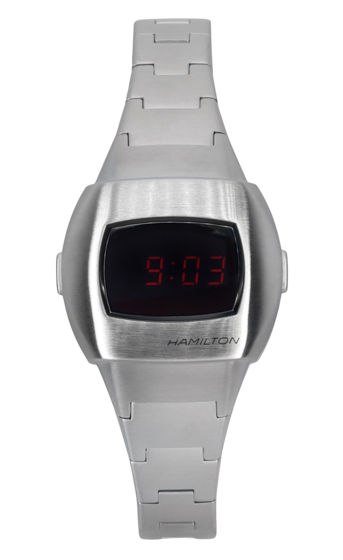 Hamilton American Classic PSR 74 Digital Stainless Steel Quartz H52304130 100M Men's Watch