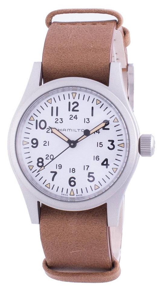Hamilton Khaki Field White Dial Mechanical H69439511 Men's Watch