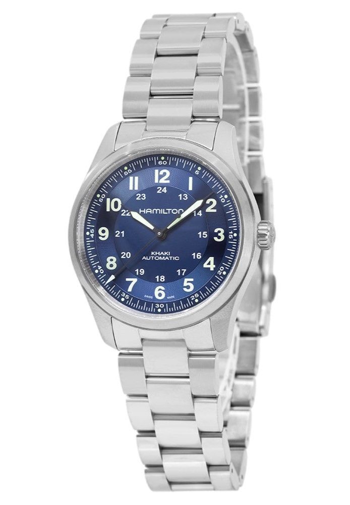 Hamilton Khaki Field Titanium Blue Dial Automatic H70205140 100M Men's Watch