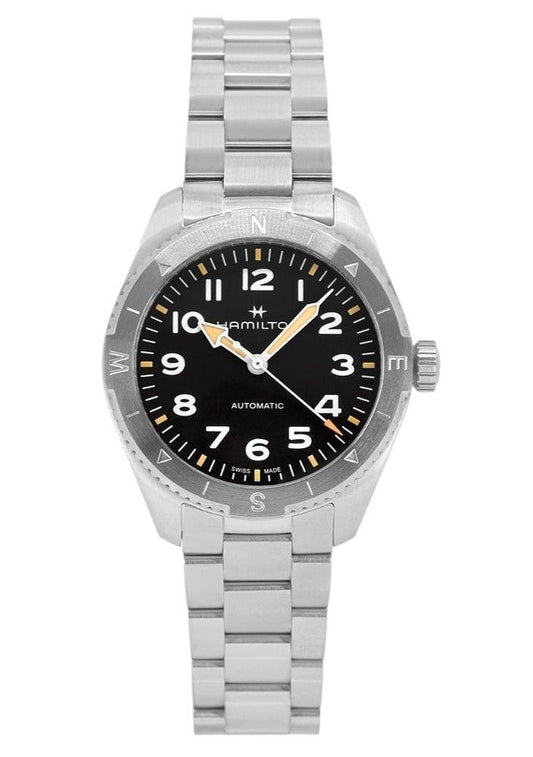 Hamilton Khaki Field Expedition Stainless Steel Black Dial Automatic H70315130 100M Men's Watch