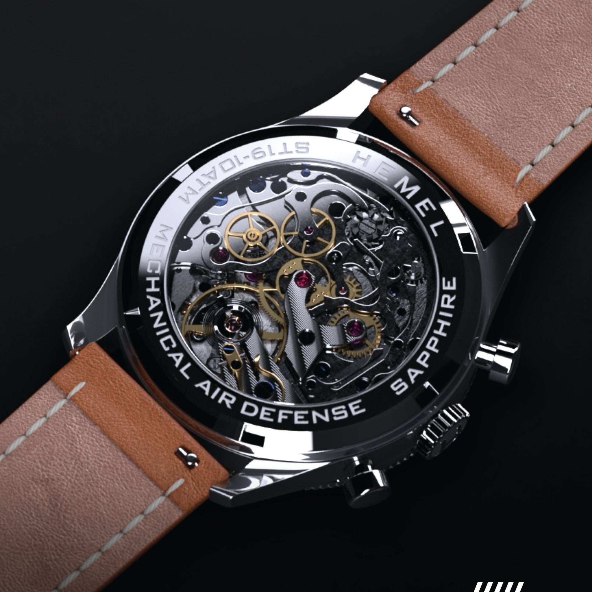 Hemel Air Defense Manual Winding Chronograph Watch - Veloce - The App For Watch Collectors