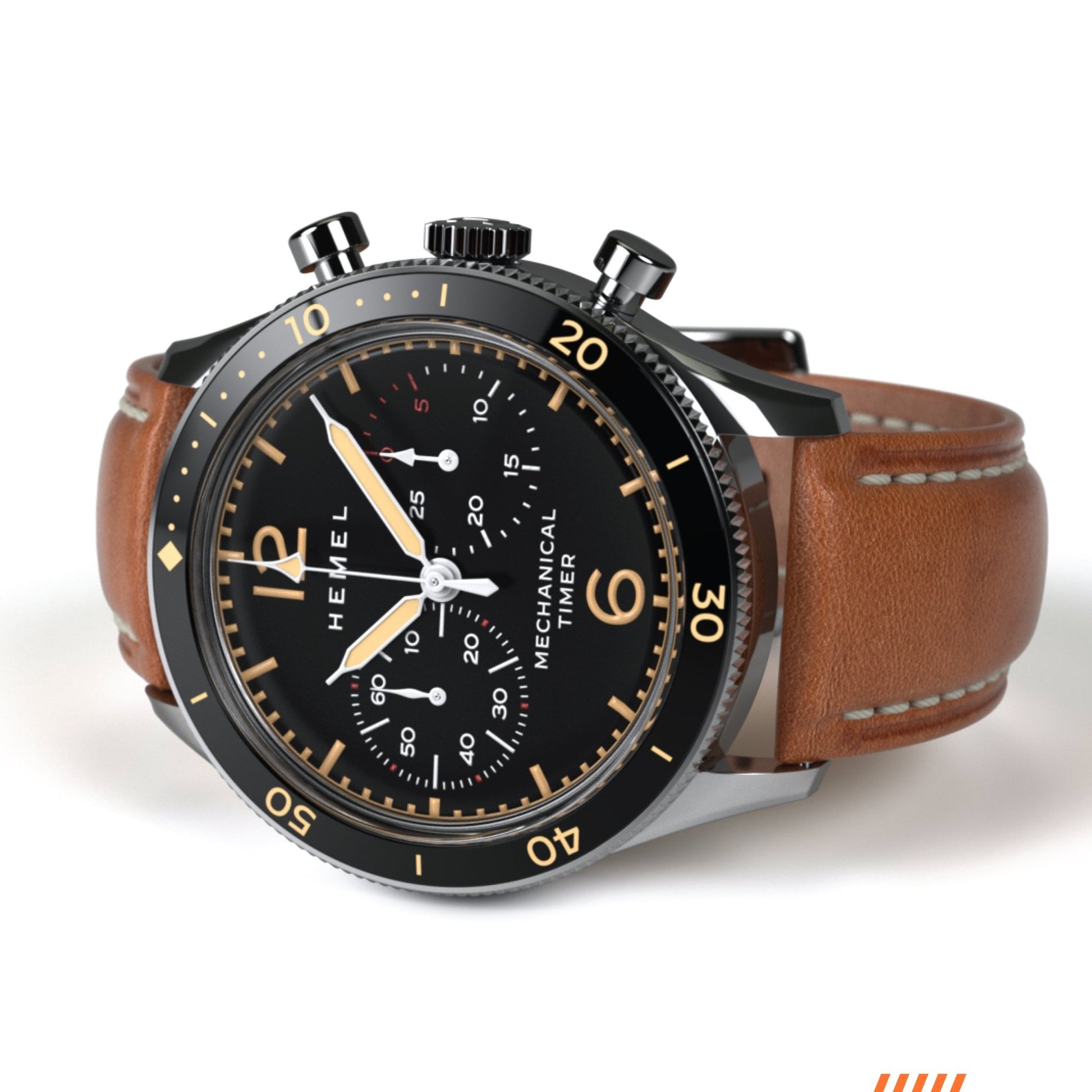 Hemel Air Defense Manual Winding Chronograph Watch - Veloce - The App For Watch Collectors