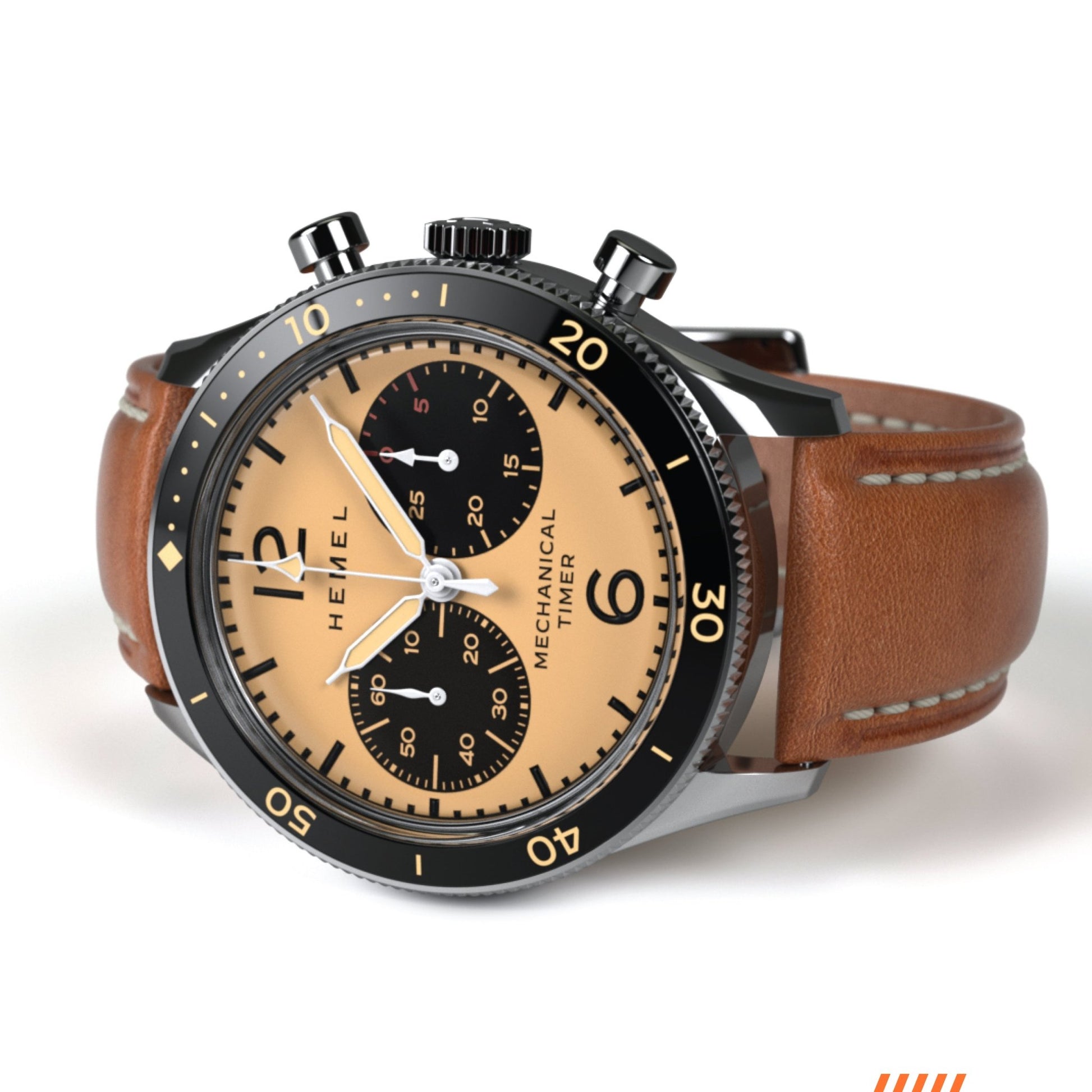 Hemel Air Defense Manual Winding Chronograph Watch - Veloce - The App For Watch Collectors