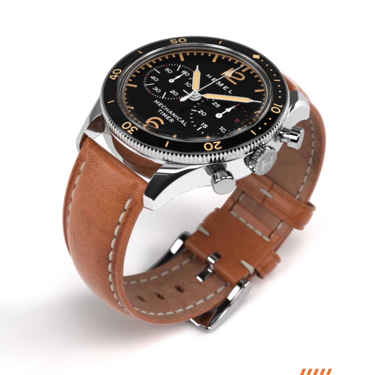 Hemel Air Defense Manual Winding Chronograph Watch - Veloce - The App For Watch Collectors