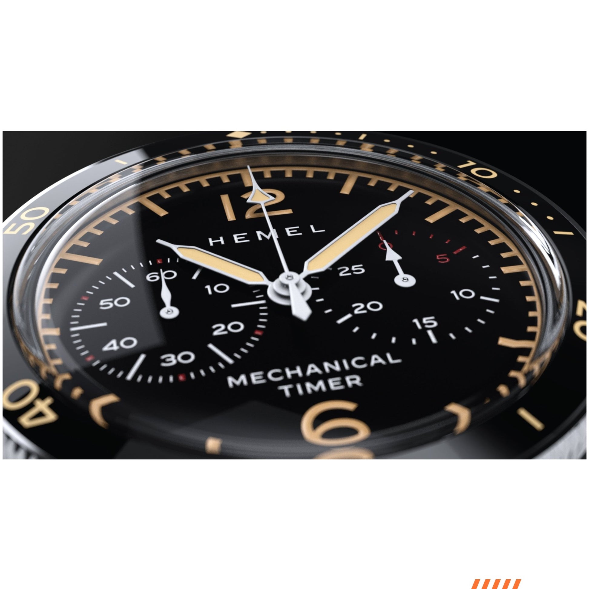 Hemel Air Defense Manual Winding Chronograph Watch - Veloce - The App For Watch Collectors