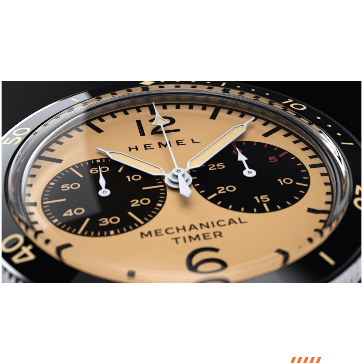 Hemel Air Defense Manual Winding Chronograph Watch - Veloce - The App For Watch Collectors