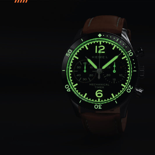 Hemel Air Defense Manual Winding Chronograph Watch - Veloce - The App For Watch Collectors