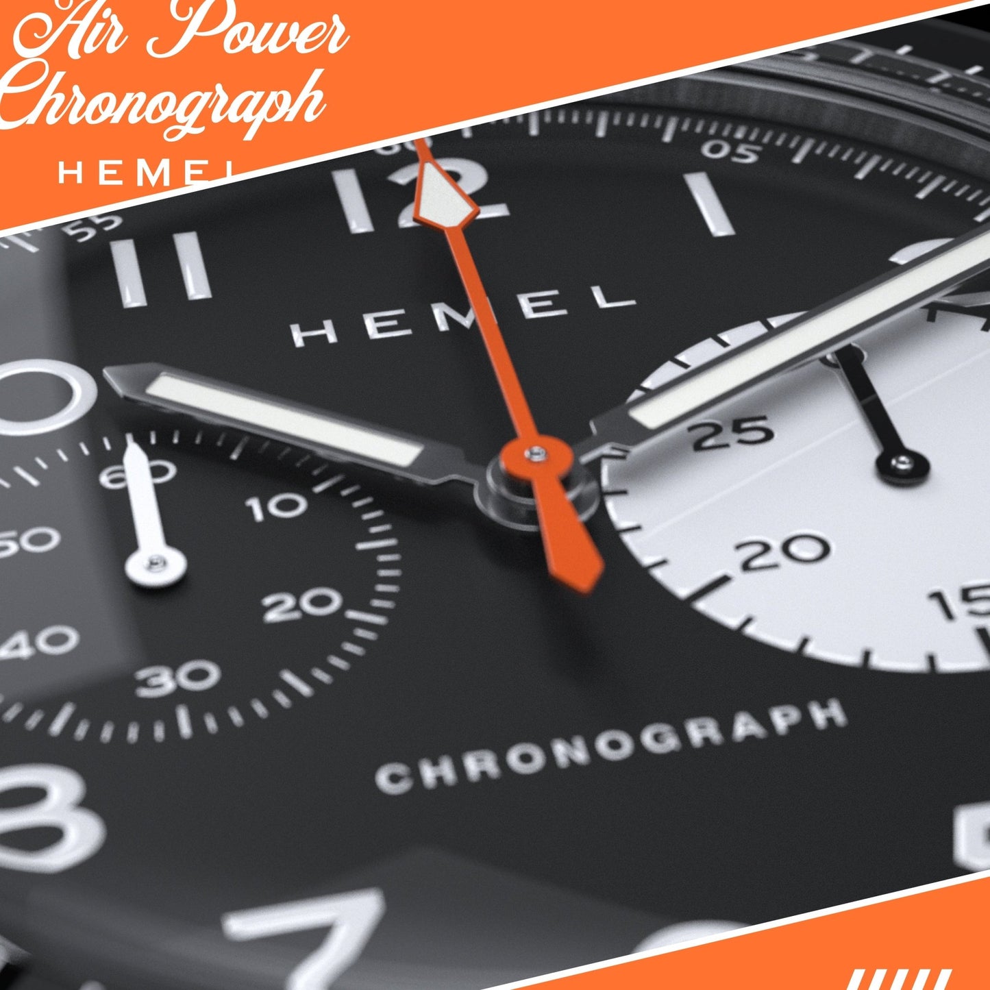 The Air Power Hemel HF Series Luxury Sport Watch Timepiece - Veloce - The App For Watch Collectors