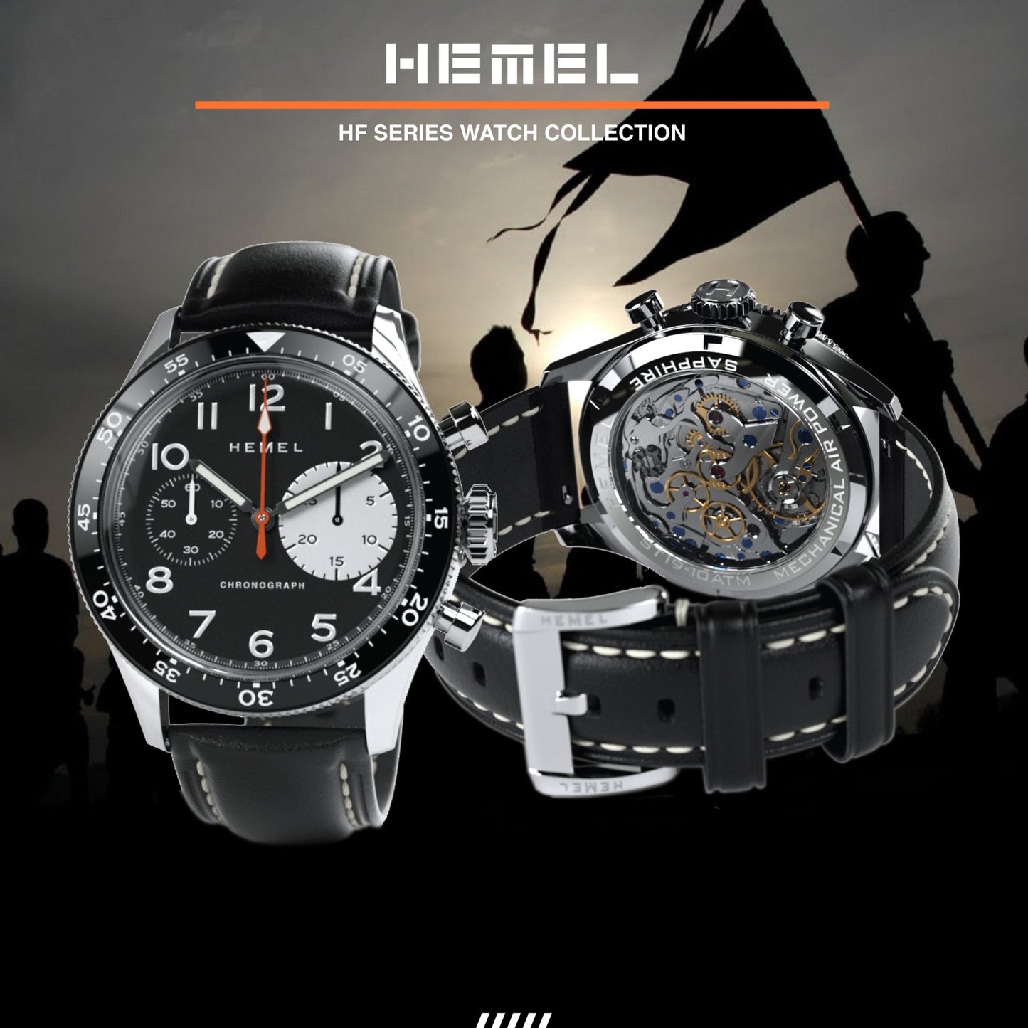 The Air Power Hemel HF Series Luxury Sport Watch Timepiece - Veloce - The App For Watch Collectors