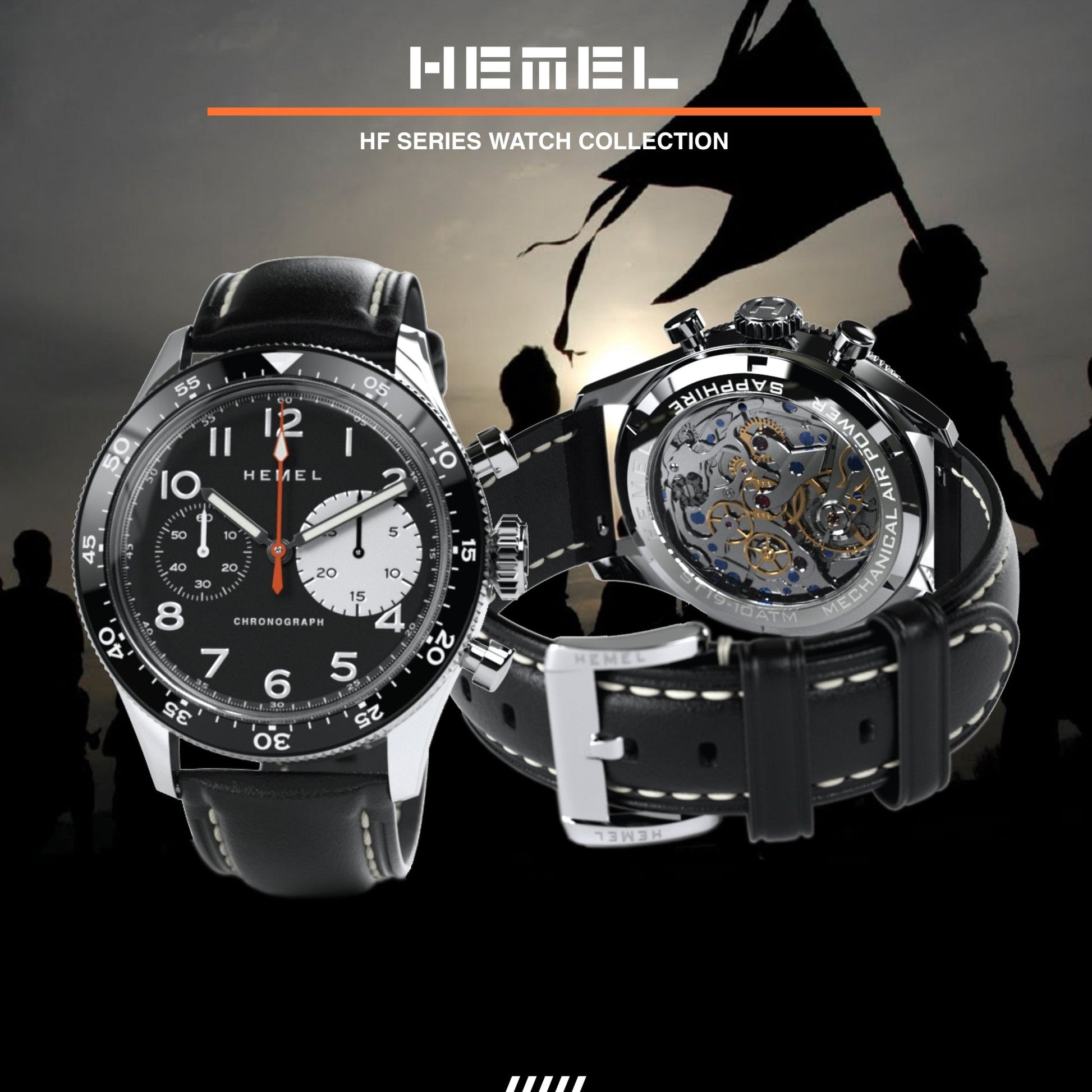 The Air Power Hemel HF Series Luxury Sport Watch Timepiece - Veloce - The App For Watch Collectors