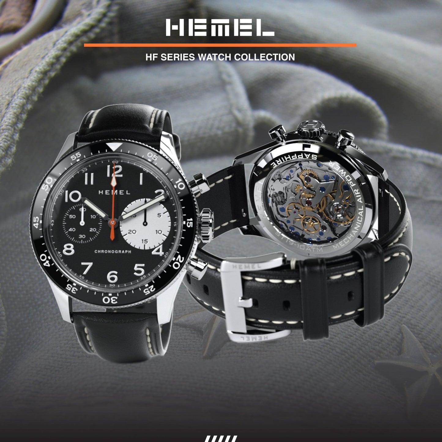 The Air Power Hemel HF Series Luxury Sport Watch Timepiece - Veloce - The App For Watch Collectors