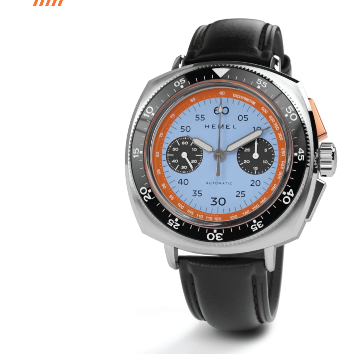 Sky Racer Automatic Watch Panda Dial Cushion Case Timepiece - Veloce - The App For Watch Collectors