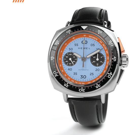 Sky Racer Automatic Watch Panda Dial Cushion Case Timepiece - Veloce - The App For Watch Collectors