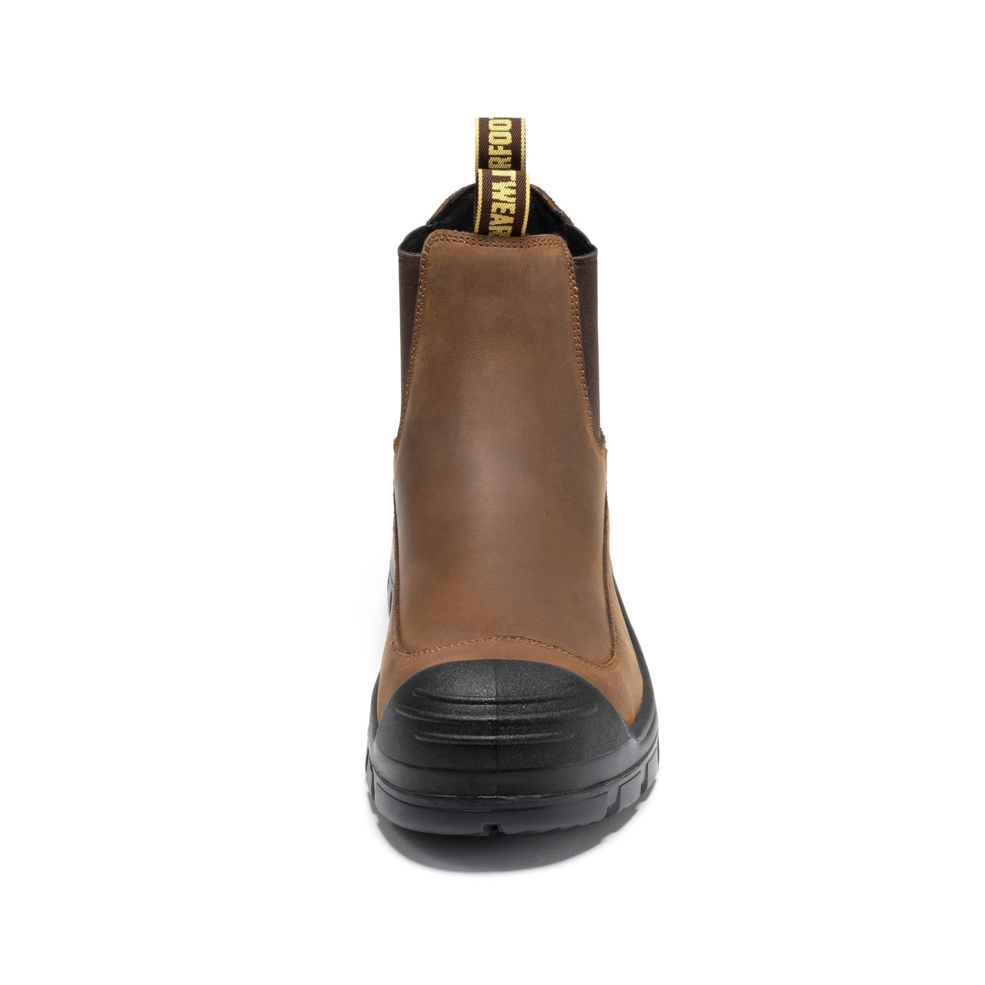 ROCKROOSTER Woodland Brown 6 inch Composite Toe Pull - on Leather Work Boots AK664 - Veloce - The App For Watch Collectors