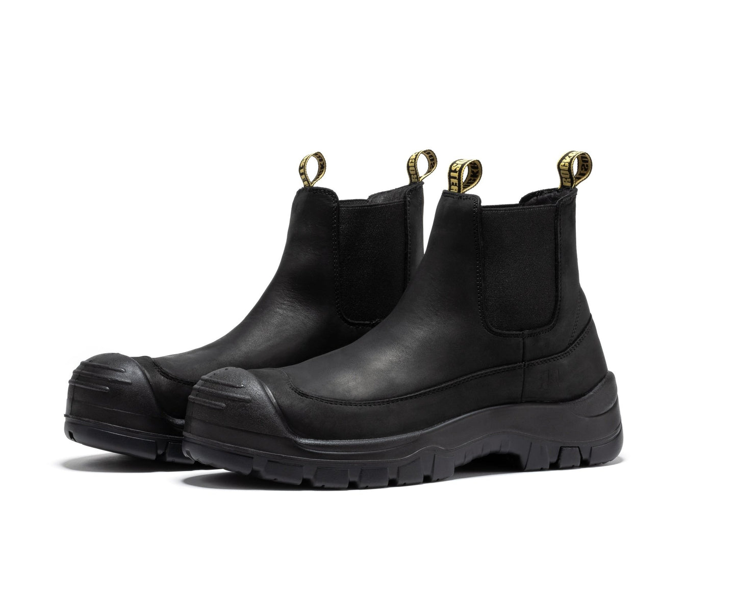 ROCKROOSTER Woodland Brown 6 inch Composite Toe Pull - on Leather Work Boots AK664 - Veloce - The App For Watch Collectors