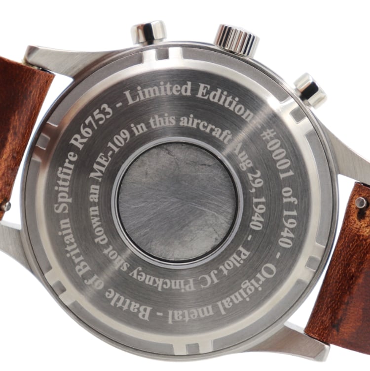 Spitfire R6753 Tribute Watch Stainless Steel Brush Finish - Veloce - The App For Watch Collectors